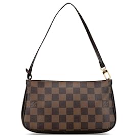 Louis Vuitton-Louis Vuitton Marrone Damier Ebene Navona-Altro,Marrone scuro