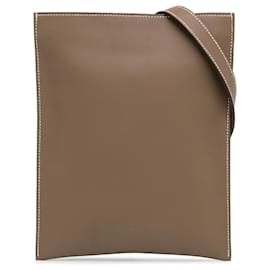 Hermès-Hermès Brown Swift Pochenplus Wallet-Brown,Taupe
