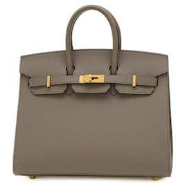 Hermès-HERMES BIRKIN 25-Grey