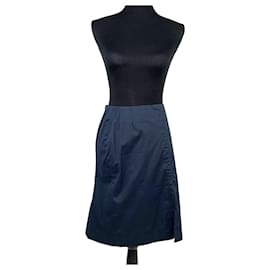 Gucci-Gucci short blue skirt y2k-Navy blue