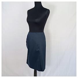 Gucci-Gucci short blue skirt y2k-Navy blue