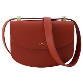 Apc Mini tracolla Geneve - A.P.C. - Pelle - Rosso fumé Rosso