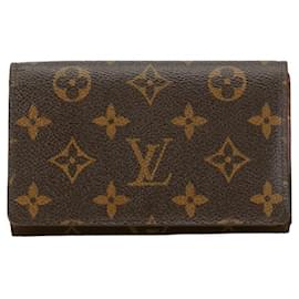 Louis Vuitton-Louis Vuitton Portefeuille Tresor Canvas Long Wallet M61736 in good condition-Other