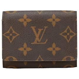 Louis Vuitton-Louis Vuitton Enveloppe Carte De Visite Toile Card Case M62920 en bon état-Autre