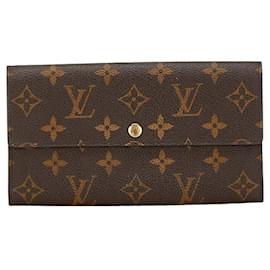 Louis Vuitton-Louis Vuitton Pochette Porte Monnaie Credit Canvas Long Wallet M61725 in good condition-Other