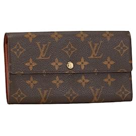 Louis Vuitton-Louis Vuitton Pochette Porte Monnaie Credit Canvas Long Wallet M61725 in good condition-Other