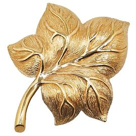 Dior Leaf Brooch Broche de metal em bom estado Outro