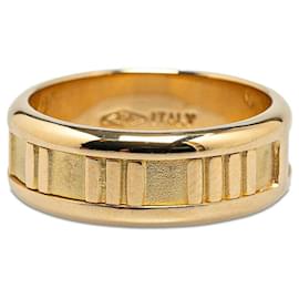 Tiffany & Co-TIFFANY & CO 18k Gold Atlas Ring Metal Ring in Excellent condition-Other