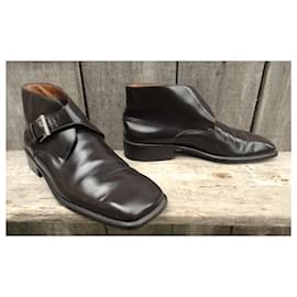 Gucci-Gucci ankle boots size 43-Dark brown