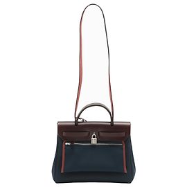 Hermès herbag Bleu Marine