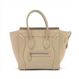 Céline-Céline Luggage-Beige