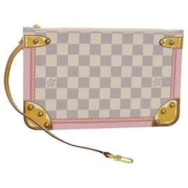 Louis Vuitton-Bolsa Louis Vuitton Neverfull-Branco