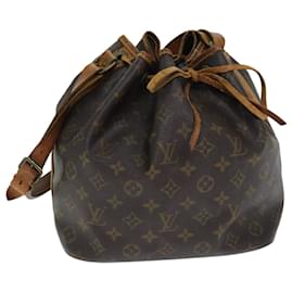 Louis Vuitton-LOUIS VUITTON Monogram Petit Noe Shoulder Bag M42226 LV Auth 75782-Monogram