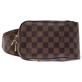 Louis Vuitton-LOUIS VUITTON Damier Ebene Geronimos Bolsa de ombro N51994 Autenticação de LV 74020-Outro