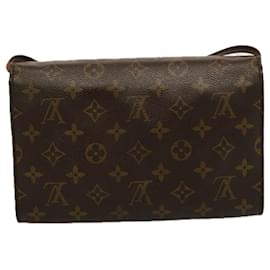 Louis Vuitton-LOUIS VUITTON Monograma Burdeos 24 Bolso de hombro M51798 LV Auth hk1345-Monograma