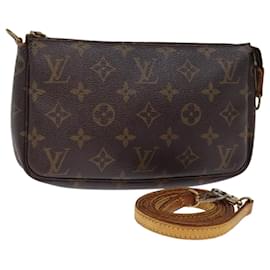 Louis Vuitton-LOUIS VUITTON Monogram Pochette Accessoires Pouch M51980 LV Auth 75856-Monogram