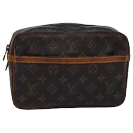 Louis Vuitton-Louis Vuitton Monogram Compiegne 23 Clutch Bag M51847 LV Auth 76536-Monogram