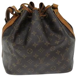 Louis Vuitton-LOUIS VUITTON Monogram Petit Noe Shoulder Bag M42226 LV Auth yk12448-Monogram