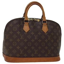 Louis Vuitton-Bolso de mano Alma con monograma LOUIS VUITTON M51130 LV Auth 76648-Monograma