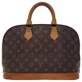 Louis Vuitton-Bolso de mano Alma con monograma LOUIS VUITTON M51130 LV Auth 76648-Monograma