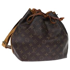 Louis Vuitton-LOUIS VUITTON Monogram Petit Noe Shoulder Bag M42226 LV Auth 69574-Monogram