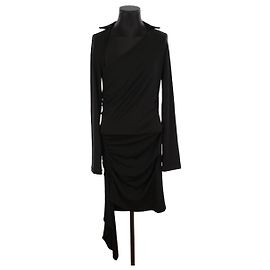 Off White Schwarzes Kleid Schwarz