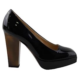 Saint Laurent-patent leather heels-Black