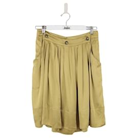Chloé-silk skirt-Green