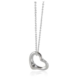 Tiffany & Co-TIFFANY & CO. Pendentif cœur ouvert Elsa Peretti en argent sterling-Autre