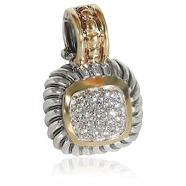 David Yurman-David Yurman Albion Fashion Pendant in 18k yellow gold/sterling silver 0.25 ctw-Other