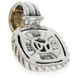 David Yurman-David Yurman Albion Mode Pendentif en 18K or jaune/argent sterling 0.25 ctw-Autre