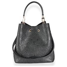 Louis Vuitton-Louis Vuitton Preto Empreinte NeoNoe MM-Preto