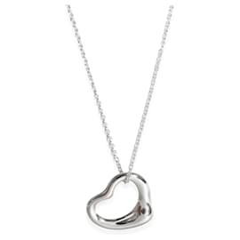 Tiffany & Co-TIFFANY & CO. ELSA PERETTI 16mm Pendentif coeur ouvert en argent sterling-Autre