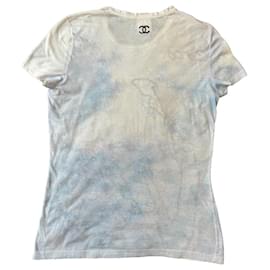 Chanel-Watercolour Smoking T Shirt, Rare!-Multiple colors