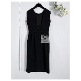 Chanel-New Paris / Dallas CC Star Studded Dress-Black