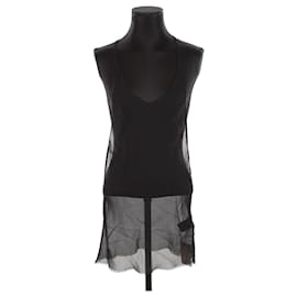 Ann Demeulemeester Top in seta Nero