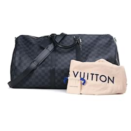 Louis Vuitton-LOUIS VUITTON  Travel bags T.  leather-Black