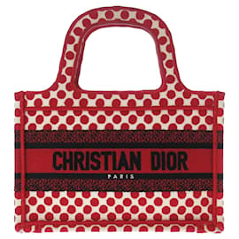 Dior-Red Dior Mini Dioramour Book Tote-Red