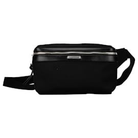 Saint Laurent-Black Saint Laurent Nylon City Belt Bag-Black