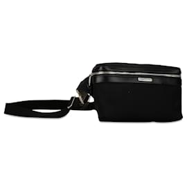 Saint Laurent-Black Saint Laurent Nylon City Belt Bag-Black