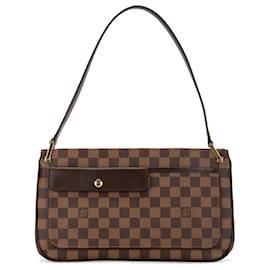 Louis Vuitton-Bolso de hombro Louis Vuitton Damier Ebene Aubagne marrón-Castaño