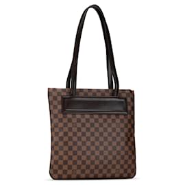 Louis Vuitton-Bolso tote Louis Vuitton Damier Ebene Clifton marrón-Castaño