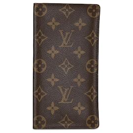 Louis Vuitton-Portefeuille long marron Louis Vuitton Monogram Brazza-Marron