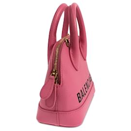 Balenciaga-Pink Balenciaga calf leather Ville XXS Top Handle Satchel-Pink
