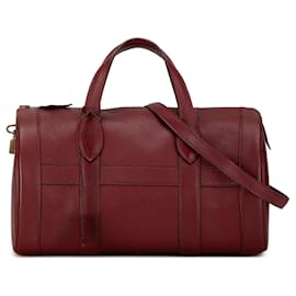 Hermès-Red Hermès Ardennes Earl D Boston Bag-Red