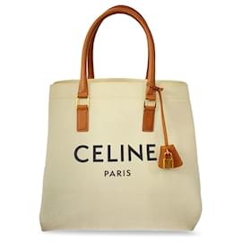 Céline-Cabas horizontal en toile Celine beige-Beige