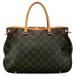 Louis Vuitton-Brown Louis Vuitton Monogram Pallas MM Satchel-Brown