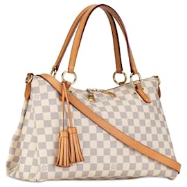 Louis Vuitton-Beige Louis Vuitton Damier Azur Lymington Satchel-Beige