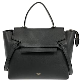 Céline-Black Celine Micro Belt Bag Satchel-Black