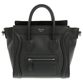 Céline-Sac cabas noir Celine Nano-Noir